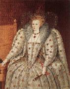 unknow artist Portrait of Elizabeth I oil painting reproduction
